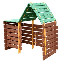 Image for Educational Advantage Constructa Cabin, 60 Pieces from School Specialty