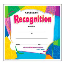 Image for Trend Enterprises Certificate of Recognition, Colorful Classics, Pack of 30 from School Specialty