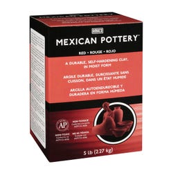 Image for AMACO Mexican Pottery Ready-for-Use Self-Hardening Modeling Clay, 5 lb, Red from School Specialty