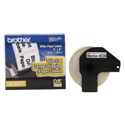 Image for Brother DK-1241 Large Shipping Labels, 4 x 6 Inches, Roll of 200 from School Specialty