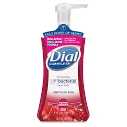 Image for Dial Foaming Antibacterial Hand Soap with Pump Bottle, 7.5 oz, Power Berries from School Specialty