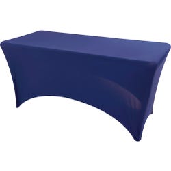 Image for Iceberg Stretchable Fitted Table Cover, 6 ft., Blue from School Specialty