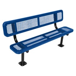 Image for UltraSite UltraCoat Thermoplastic Bench with Back from School Specialty