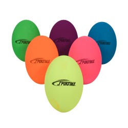 Image for Sportime Fluorescent Foam Balls, 6 Inches, Assorted Colors, Set of 6 from School Specialty
