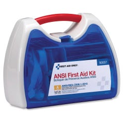 Image for First Aid Only Small First Aid Kit , Ready Carry Kit, White/Blue from School Specialty
