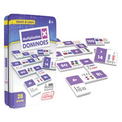 Image for Junior Learning Multiplication Dominoes, Set of 28 from School Specialty