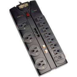Image for Tripp Lite 12-Outlet Surge Protector, 8 Foot Cord, 2880 Joules, Black from School Specialty