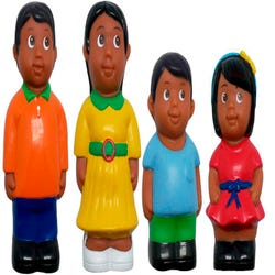 Get Ready Kids Play Figures, 5 Inches, Hispanic Family, Set of 4 1593866