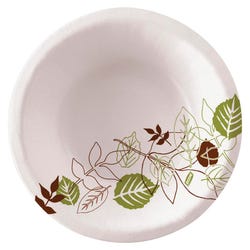 Dixie Foods Heavyweight Pathway Design Paper Bowl, 12 oz, White, Pack of 500, Item Number 1409531