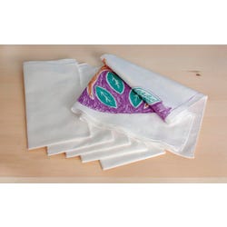 Cotton Blended Washable Square Bandana, 21-1/2 X 21-1/2 in, White, Pack of 12 Item Number 409412
