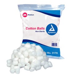 Image for School Health Non-Sterile Cotton Ball, Medium, Pack of 2000 from School Specialty