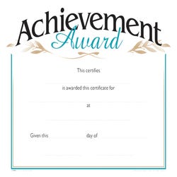 Image for Achieve It! Raised Print Achievement Recognition Award, 11 x 8-1/2 inches, Pack of 25 from School Specialty