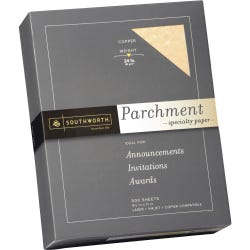 Image for Southworth Fine Parchment Acid-Free Lignin-Free Specialty Paper, 8-1/2 x 11 Inches, 24 lb, Copper, 500 Sheets from School Specialty