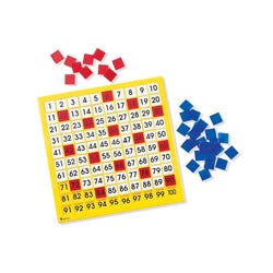 Image for Learning Resources Hundred Number Board, 150 Pieces from School Specialty