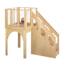 Image for Jonti-Craft Tots Loft, 60 x 101 x 70 Inches, 24 to 36 Months from School Specialty