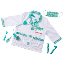 Melissa & Doug Doctor Role Play Clothing Set, 7 Pieces Item Number 2009566