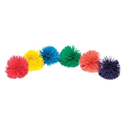 Image for Sportime Rub-R-String Balls, 3-1/2 Inches, Assorted Colors, Set of 6 from School Specialty