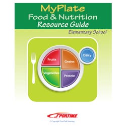 Image for Sportime MyPlate Food & Nutrition Student Learning Guide, 44 Pages, Grade 1 to 4 from School Specialty