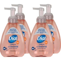 Image for Dial Complete Professional Antimicrobial Foam Hand Soap, 15.2 Ounce, Original Scent, Pack of 4 from School Specialty