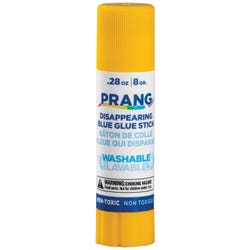 Prang Non-Toxic Odorless Washable Glue Stick, 0.28 oz, Blue and Dries Clear 026091