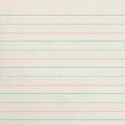 School Smart Zaner-Bloser Handwriting Paper, 10-1/2 x 8 Inches, Grade K, 500 Sheets 085328