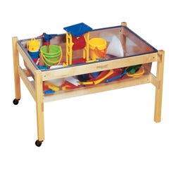 Image for Childcraft Sand and Water Table Package, 42-3/8 x 30-1/8 x 23-5/8 Inches from School Specialty