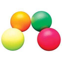 Image for FlagHouse Dino Skin Sup-R-Brite Coated Foam Ball, Medium Bounce, 7 Inches, Orange from School Specialty