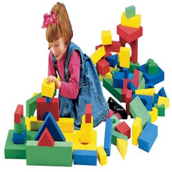 Image for Creativity Street Blocks, Assorted Shapes and Colors, Set of 152 from School Specialty
