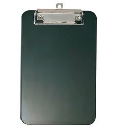 Image for Officemate Plastic Clipboard, Memo Size, 6 x 9 x 1/2 Inches, Black from School Specialty