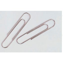 School Smart Non-Skid Jumbo Paper Clip, 2 Inches, Silver, Pack of 100 084442