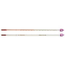 Image for Frey Scientific Student Grade Partial Immersion Spirit Thermometer, -20 to 110 C, White from School Specialty