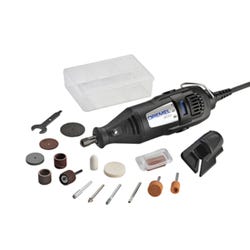 Image for Dremel 200 15-Piece Rotary Tool Kit, 11 X 9 X 2-1/2 in, 15000 - 35000 rpm, 120 VAC, 50 - 60 Hz, Pack of 15 from School Specialty