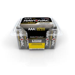 Image for Rayovac Ultra Pro Alkaline Batteries, AAA, Pack of 24 from School Specialty