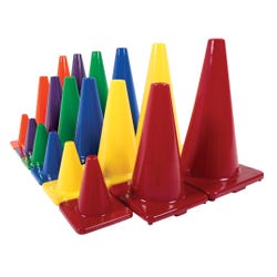 Image for Poly Enterprises 18 Inch Classic Game Cones , Set of 6 from School Specialty