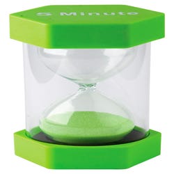 Teacher Created Resources Large Sand Timer, 5 Minutes, Item Number 1568037