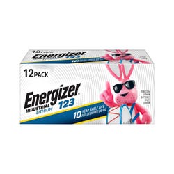 Energizer 123 Industrial Lithium Batteries, 12 Pack 2133742