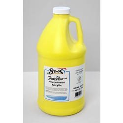 Sax Heavy Body Acrylic Paint, 1/2 Gallon, Chrome Yellow Item Number 1572439