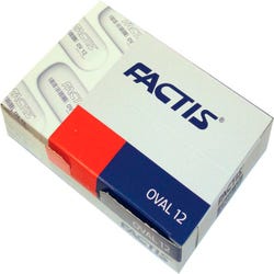 Image for Factis Soft Oval Eraser, White, Pack of 12 from School Specialty