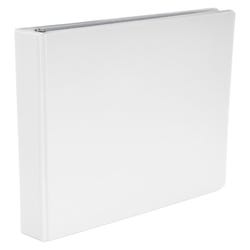 Image for School Smart Polypropylene D-Ring Binder, 1 Inch, White, Pack of 12 from School Specialty
