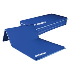 Image for FlagHouse Folding Polyethylene Mat, 2 Inch Thick, 2 Sided Hook and Loop from School Specialty