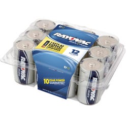 Image for Rayovac Pro Pack Alkaline Batteries, D, Pack of 12 from School Specialty
