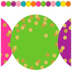 Image for Teacher Created Resources Confetti Circles Border Trim, 2-3/4 x 35 Inches from School Specialty