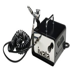 Image for Iwata Ninja Jet Compact Portable Air Compressor with Airbrush Holder from School Specialty