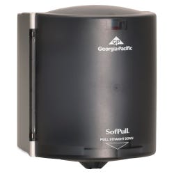 Image for Georgia Pacific SofPull Regular Capacity Towel Dispenser, 8-3/4 x 9-1/4 x 11-1/2 Inches, Smoke from School Specialty