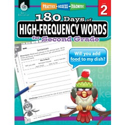Image for Shell Education 180 Days of High-Frequency Words for Second Grade from School Specialty