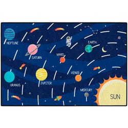 Image for Childcraft ABC Furnishings Up In Space Carpet, 4 x 6 Feet, Rectangle from School Specialty