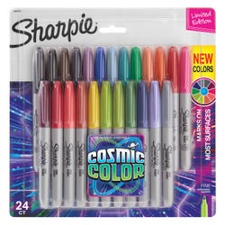 Image for Sharpie Cosmic Color Permanent Marker, Fine, Assorted, Set of 24 from School Specialty