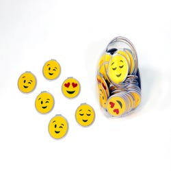 Image for Fun-n-nuf Emoji Circle Bookmarks, Pack of 36 from School Specialty