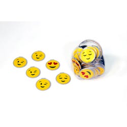 Image for Fun-n-nuf Emoji Circle Bookmarks, Pack of 36 from School Specialty