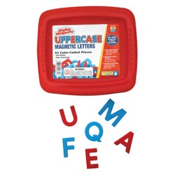 Image for Educational Insights Uppercase Alphamagnets, Red and Blue, 42 Pieces from School Specialty